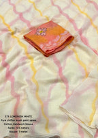 Pure chiffon hand painted saree.