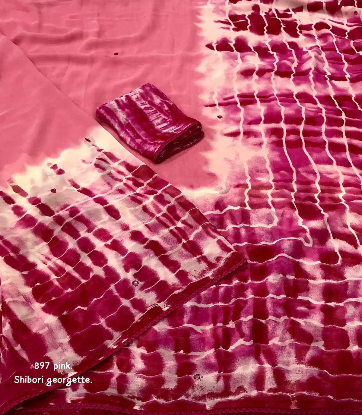 Ak- 897 shibori georgette