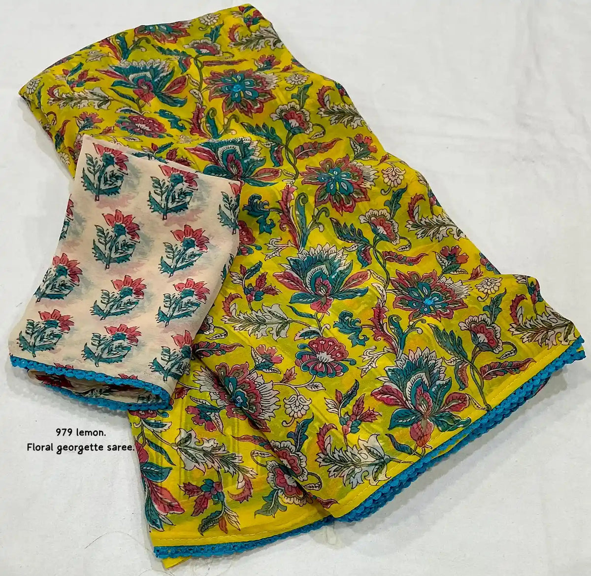 Ak - 979 floral georgette