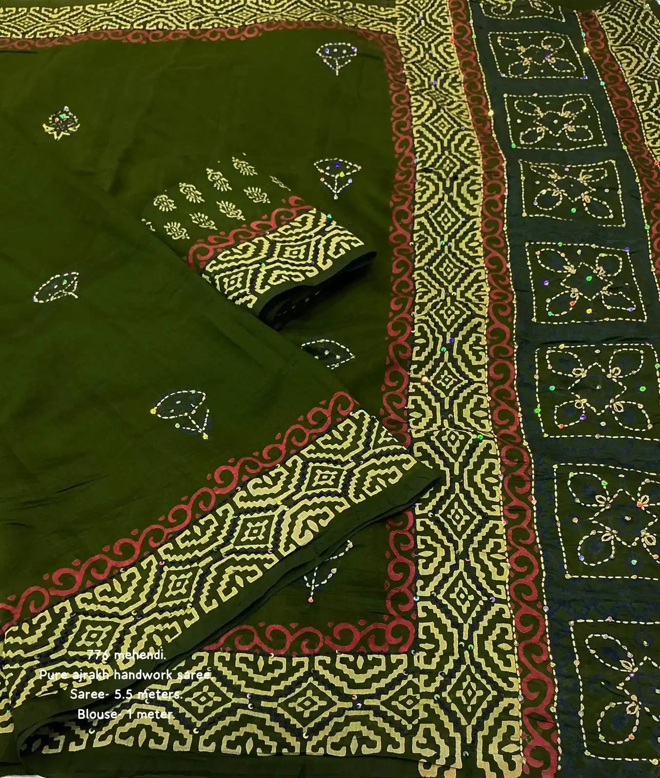 Ak- 776 ajrakh handwork