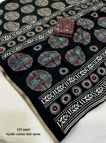 Ak-529 Ajrakh Cotton