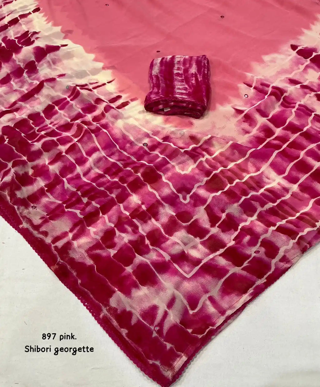 Ak- 897 shibori georgette