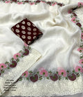AK-819 Lucknowi Style Saree