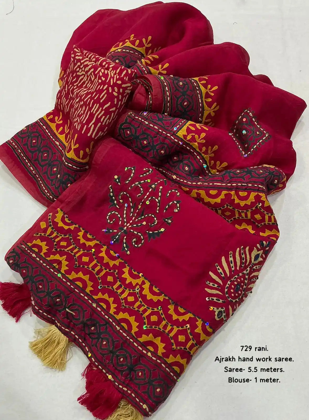 Ak- 729 ajrakh handwork