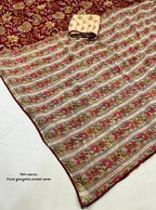 Ak-  984 floral georgette