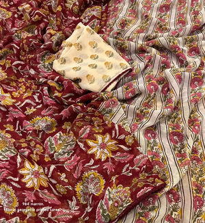 Ak-  984 floral georgette