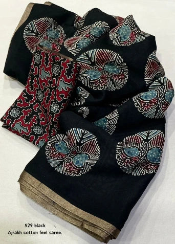 Ak-529 Ajrakh Cotton