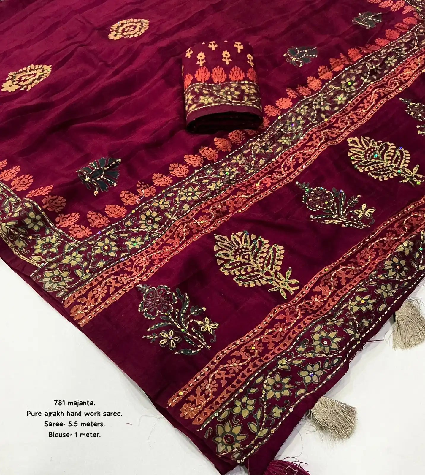 Ak- 781 ajrakh handwork