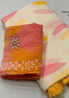 Pure chiffon spray print