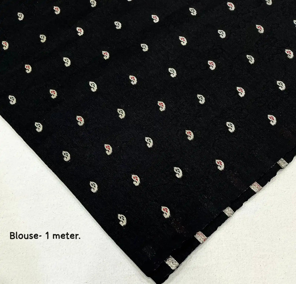 Ak- 887 silver & gold chiffon