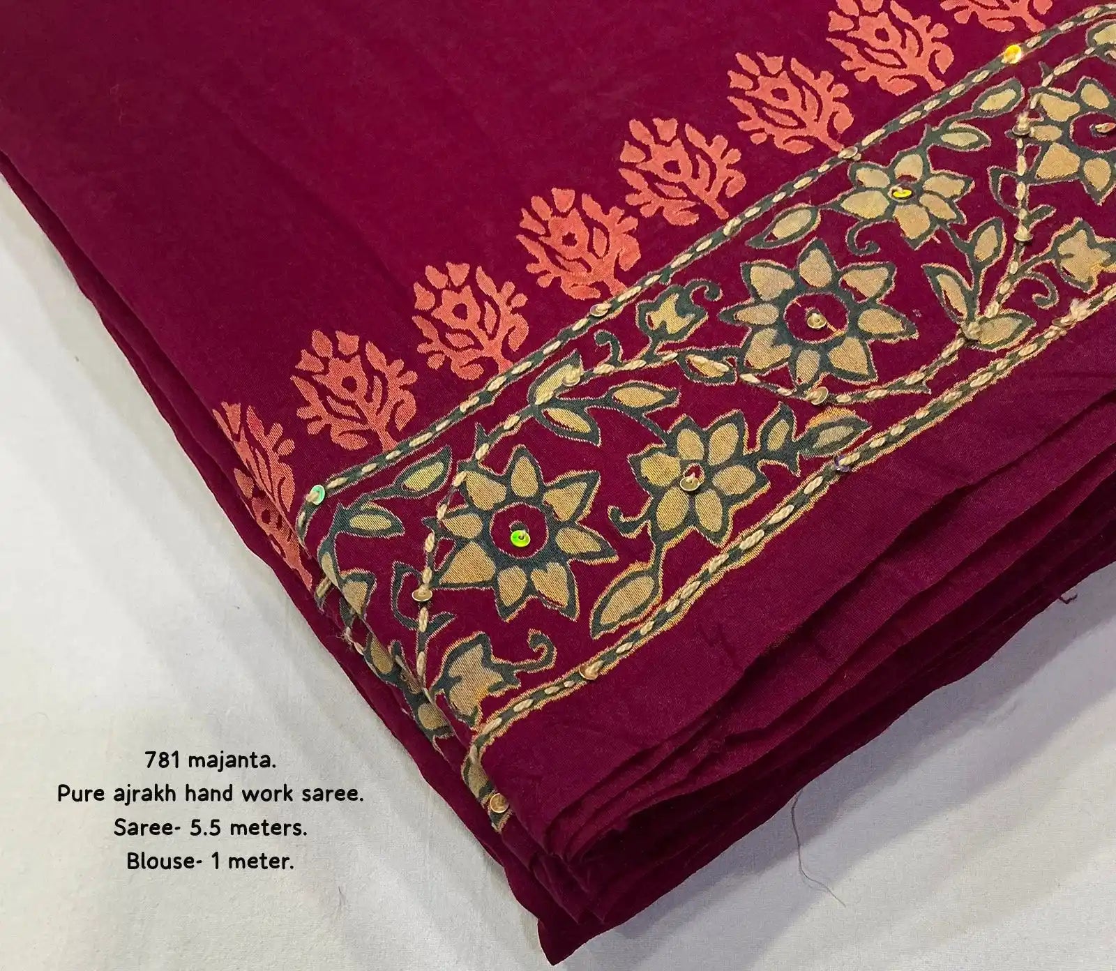 Ak- 781 ajrakh handwork