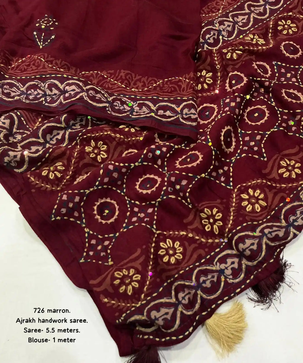 Ak- 726 ajrakh handwork