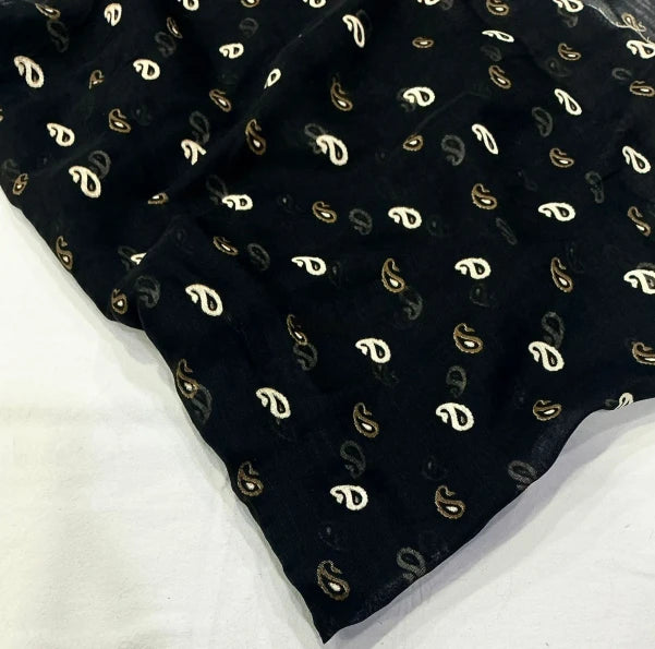 AK-712 Chifiya Linen Saree