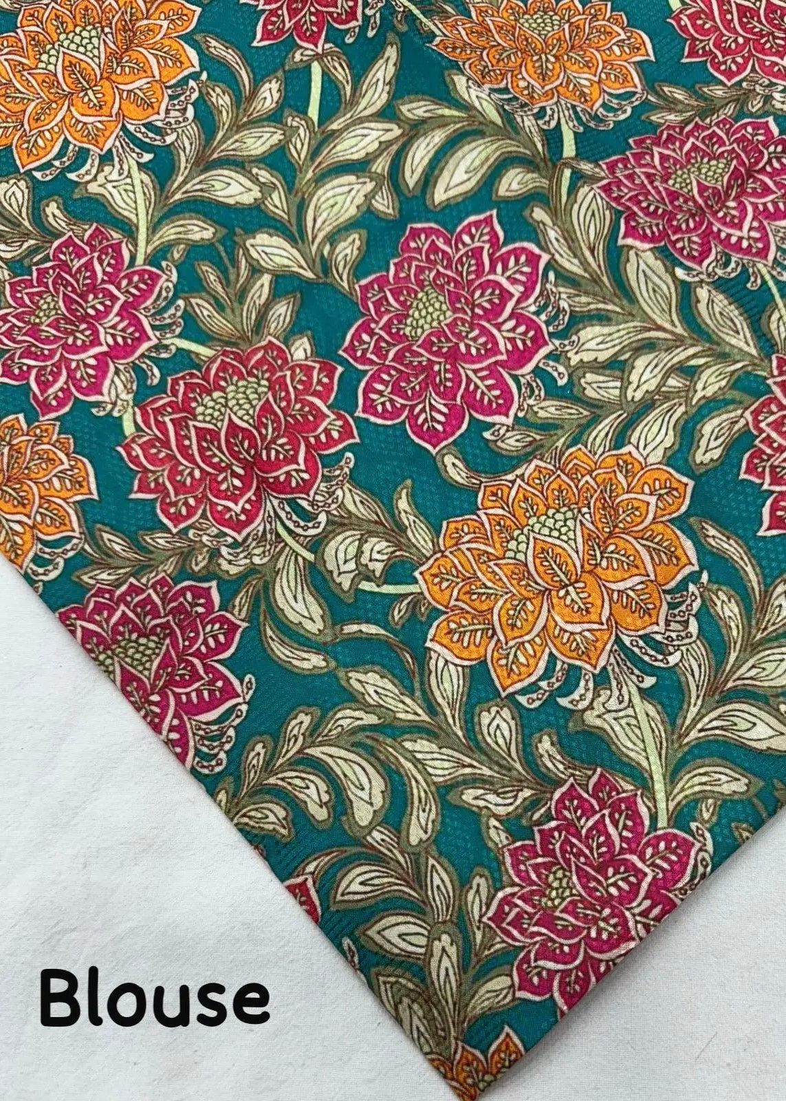 Paper crush white embroidery saree.
