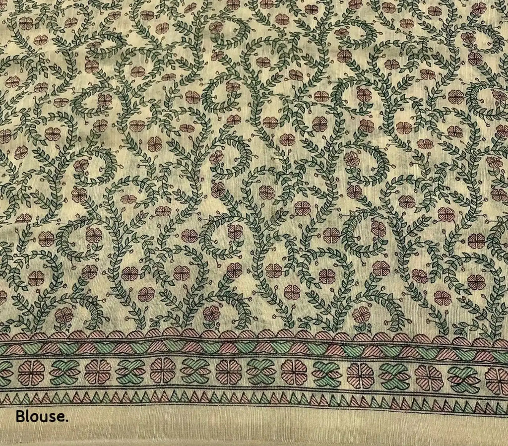 Ak- 693 Madhubani linen