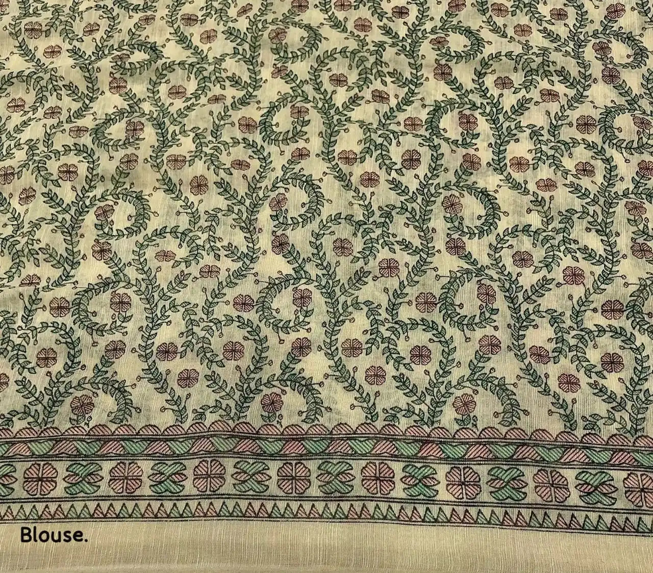 Ak- 693 Madhubani linen