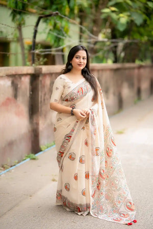 Ak- 777 madhubani linen