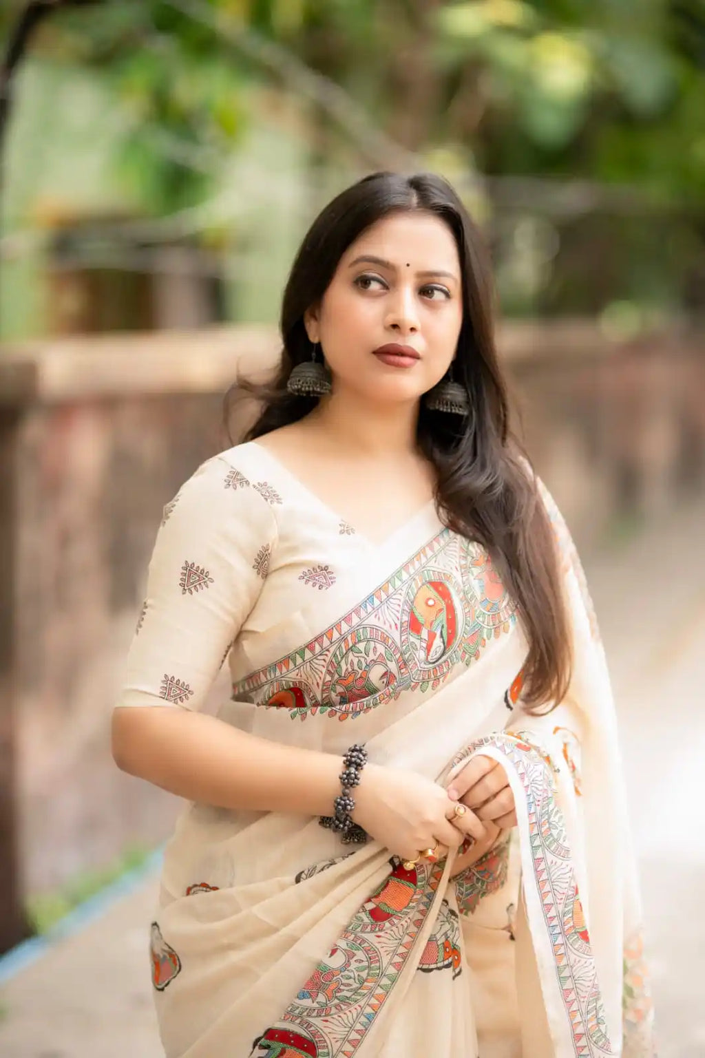 Ak- 777 madhubani linen