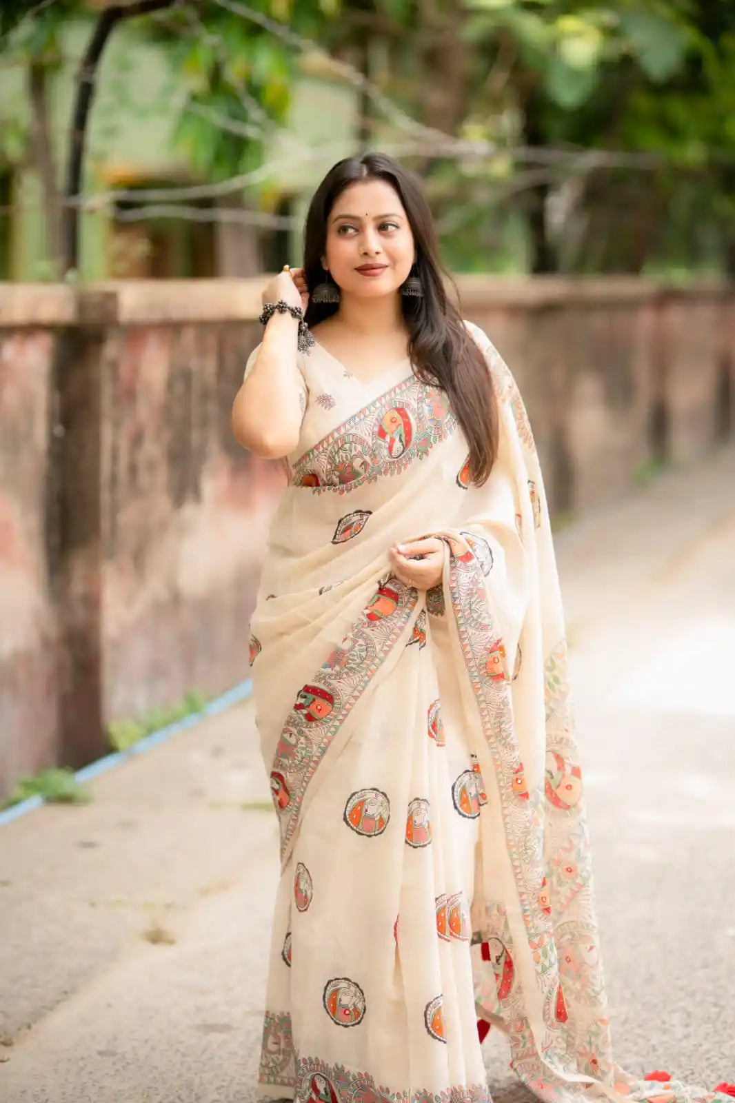 Ak- 777 madhubani linen