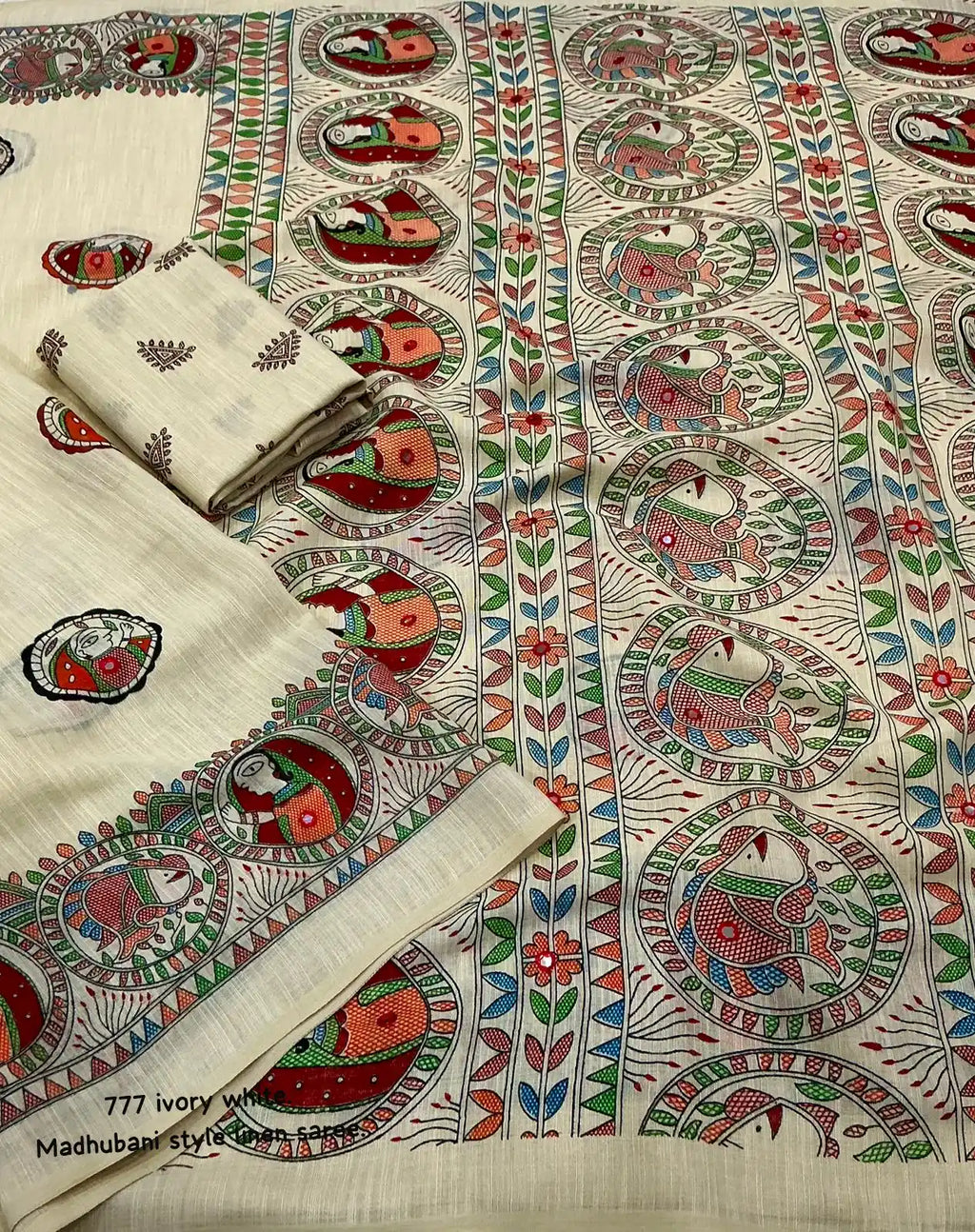 Ak- 777 madhubani linen
