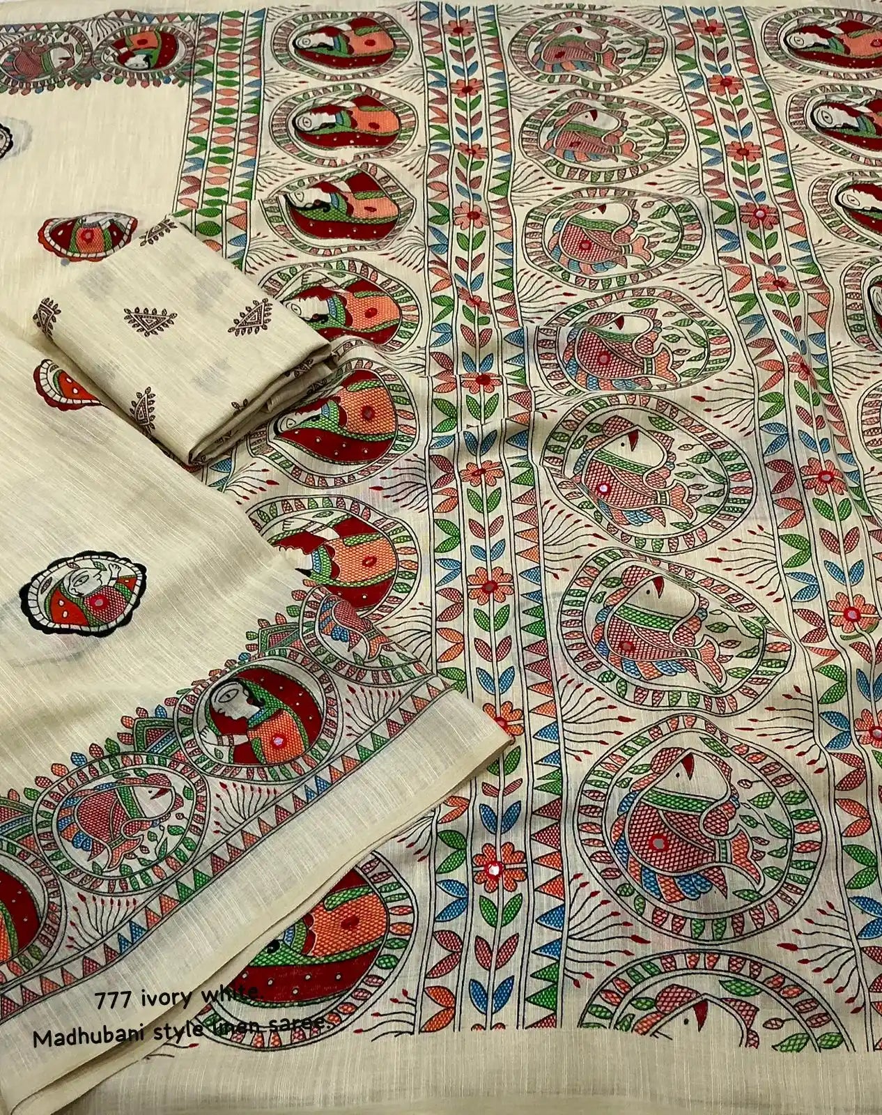 Ak- 777 madhubani linen