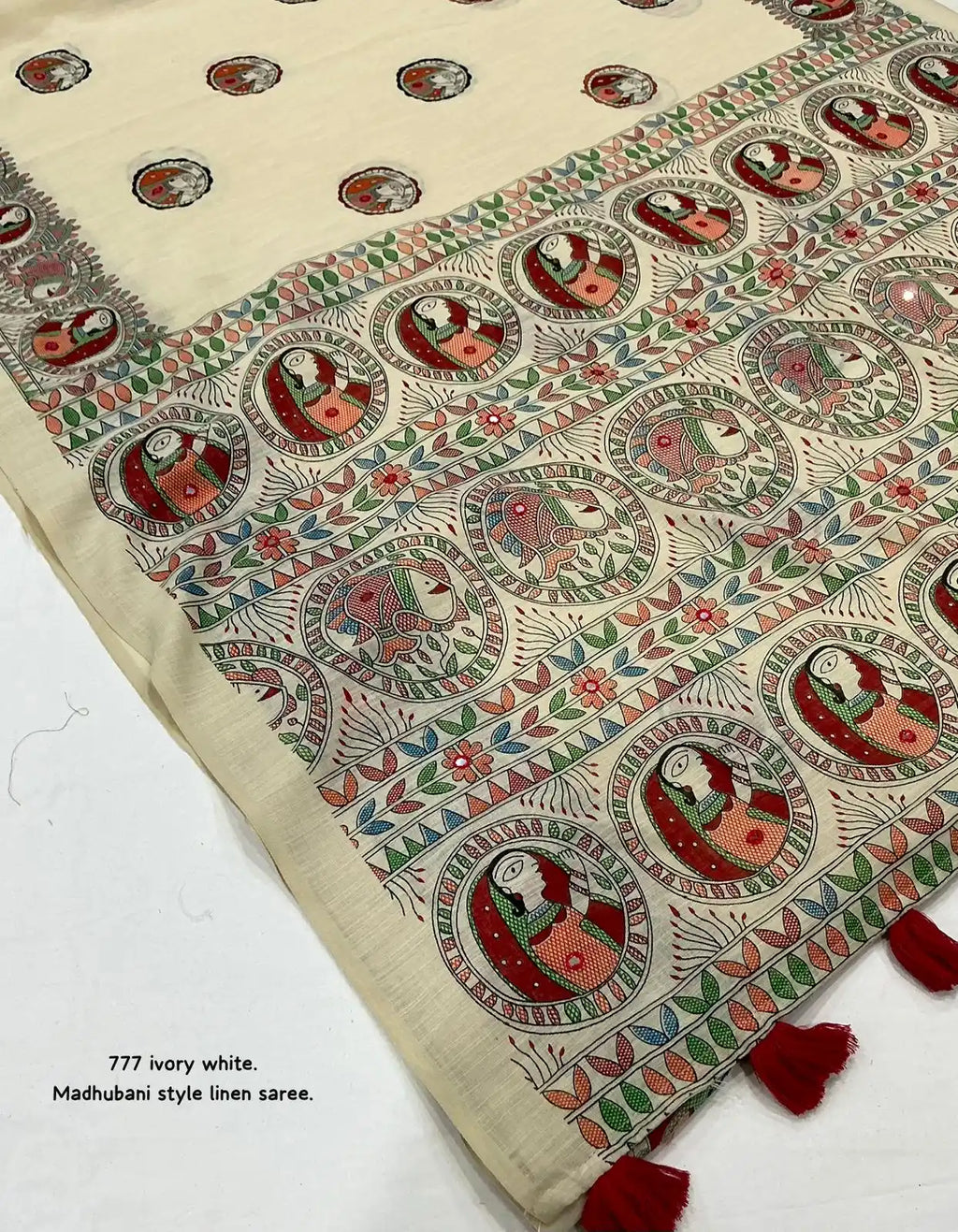 Ak- 777 madhubani linen