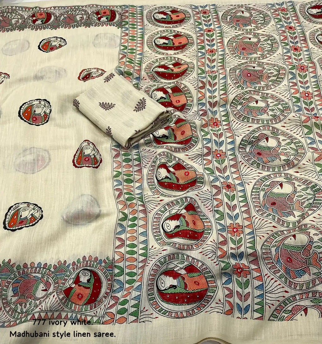 Ak- 777 madhubani linen