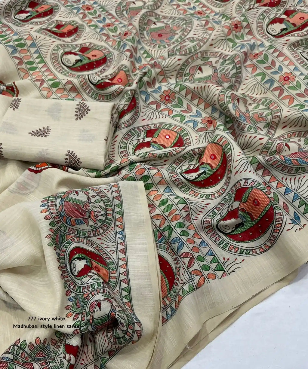 Ak- 777 madhubani linen