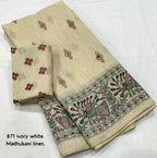 Ak- 871  madhubani linen