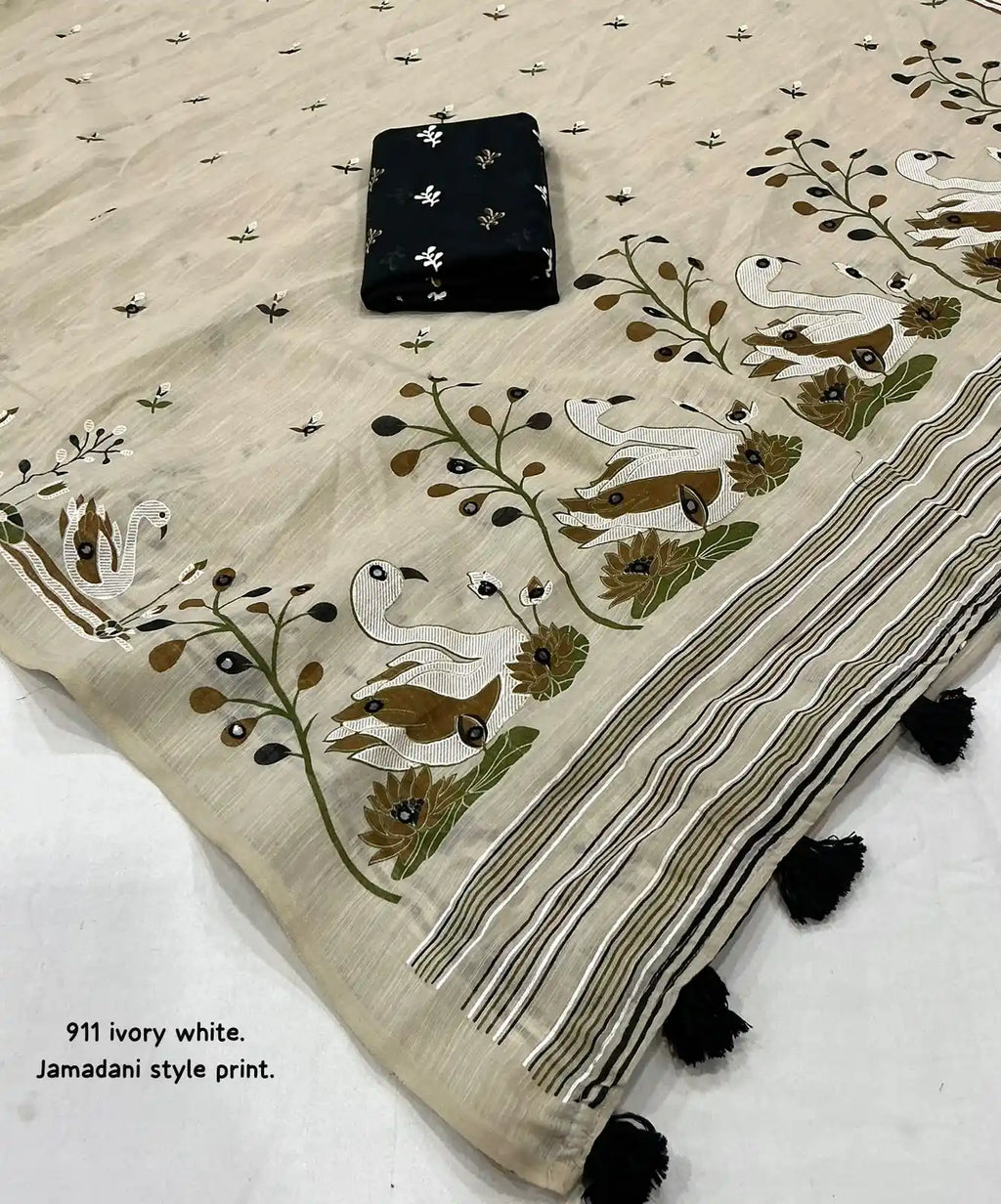 Ak- 911 jamdani style linen