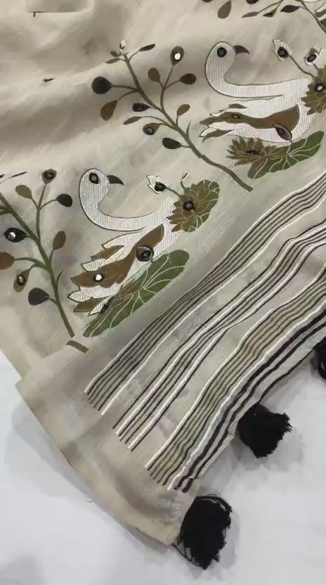 Ak- 911 jamdani style linen